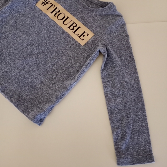 The Children's Place Long Sleeve Trouble Tee Shirt Toddler Girls Size 3T - Picture 7 of 13